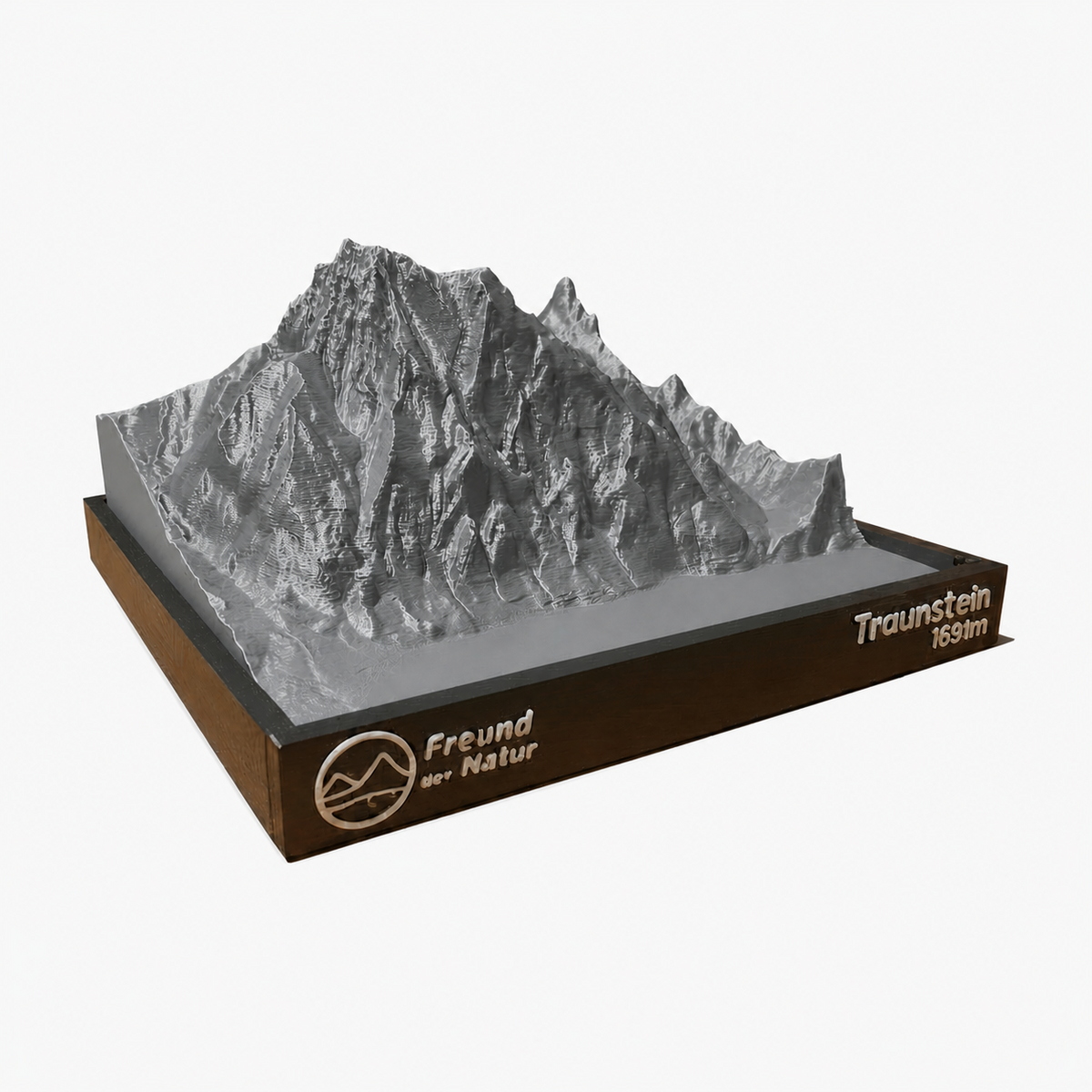 Der Wächter des Salzkammerguts | Bergreliefmodell Traunstein (1691m) | 100% 3D-Druck