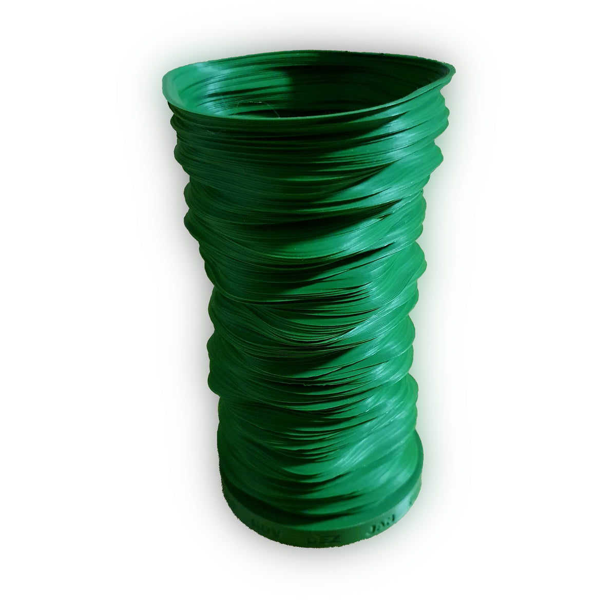 Klimadaten Vase Österreich 1780–2020 | Temperaturanomalien als 3D-Skulptur | Wissenschaftliches Designobjekt